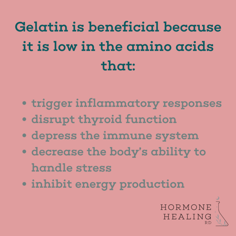 Gut Healing Gelatin Hormone Healing RD